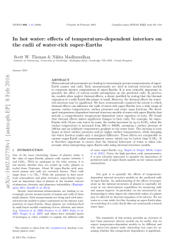 In hot water: effects of temperature-dependent interiors on the radii