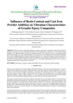 Influence of Resin Content and Cast Iron Powder Addition