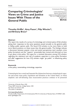 File - CONSERVATIVE CRIMINOLOGY