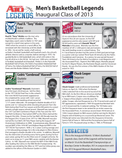 Men`s Basketball Legends