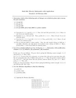 Solutions - Mathematics