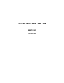 Proton Mission Planner`s Guide (PMPG)