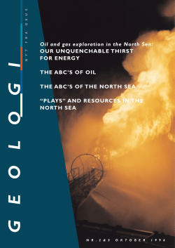 The ABC`s of the North Sea
