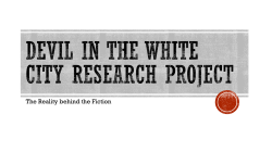 Devil in the White City Research Project