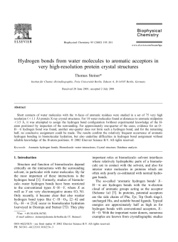 Hydrogen bonds from water molecules to aromatic acceptors in very