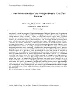 Project Paper - Boston College Home Page