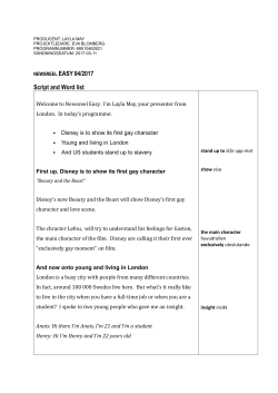 NEWSREEL EASY04/2017 Script and Word list
