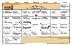 Long Term Care Home – 2nd Floor