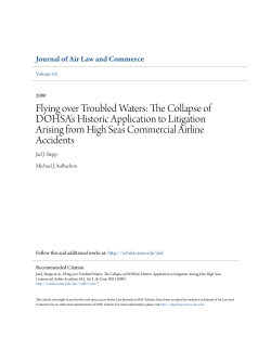 Flying over Troubled Waters: The Collapse of