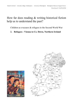 7.2. Children as refugees in the Second World War