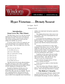 Hyper-Victorious . . . Divinely Secured