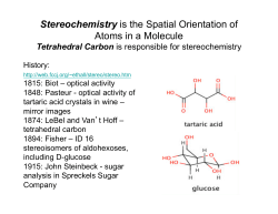 Stereochemistry