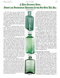 A Most splendid Cure: pAtent And proprietAry MediCines in the pre