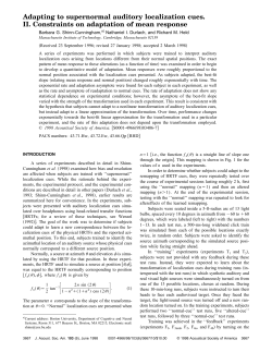 Adapting to supernormal auditory localization cues. II. Constraints