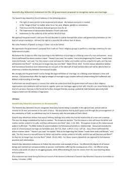 Statement on Government Proposal on same