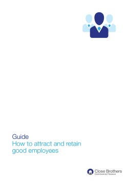 Guide How to attract and retain good employees