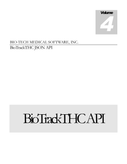 Chapter 1 - BioTrackTHC