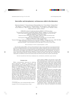 Interstellar and interplanetary carbonaceous solids in the laboratory