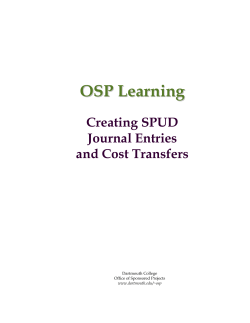 SPUD - Dartmouth College