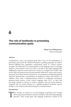 Chapter 6 - Central States Conference on the Teaching of Foreign