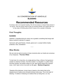 Recommended Resources - Unitarian Universalist Congregation of