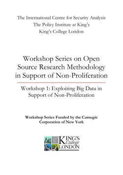 Exploiting Big Data - King`s College London
