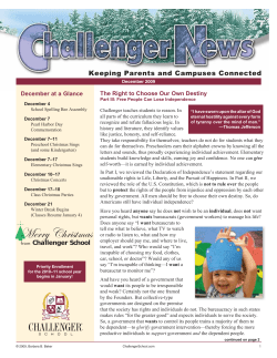 Merry Christmas - Challenger School