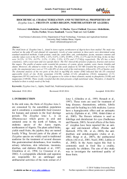 Full text - Annals. Food Science and Technology