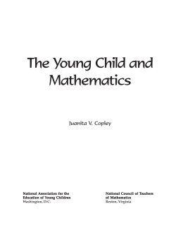 The Young Child and Mathematics