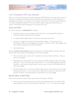 Low Complexity ASD Case Example