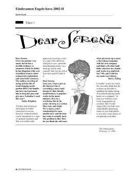 Eindexamen Engels havo 2002-II