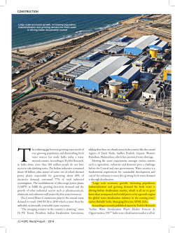 Easing India`s Water Woes