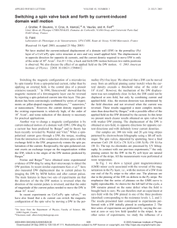 Switching a spin valve back and forth by current