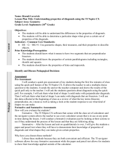 Name: Brandt Laverick Lesson Plan Title: Understanding properties