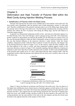 Chapter 5 Deformation and Heat Transfer of Polymer Melt within the