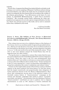 Dennis J. Starr. The Italians of New Jersey