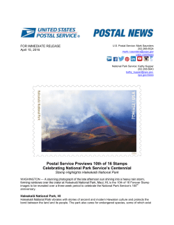 Postal Service Previews 10th of 16 Stamps Celebrating