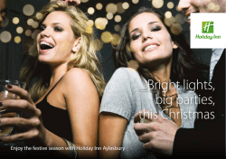 Bright lights, big parties, this Christmas