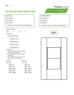 RB CUSTOM FRONT ORDER FORM