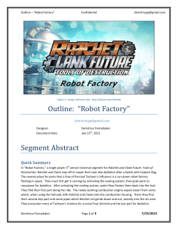 Outline: &ldquo;Robot Factory" Segment Abstract