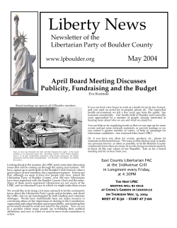May - Libertarian Party of Boulder County