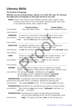 12-1 8 Parts of Language
