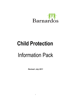 Barnardos Child Protection Information Pack