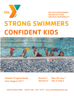 Program Guide - Canton Family YMCA