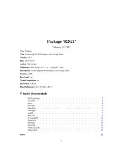 Package `R2G2`