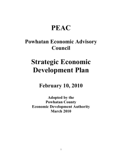 Powhatan Economic Development Strategy