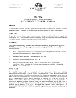 RAPID Business Development Form Application
