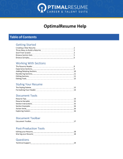 Optimal Online Recruiting User Guide