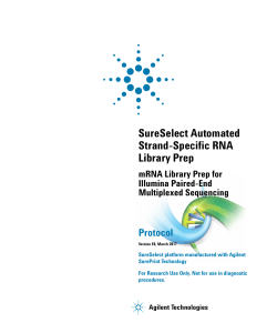 SureSelect Automated Strand-Specific RNA Library Prep mRNA