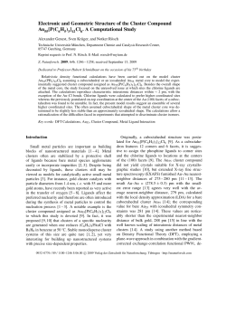 Electronic and Geometric Structure of the Cluster Compound Au [P